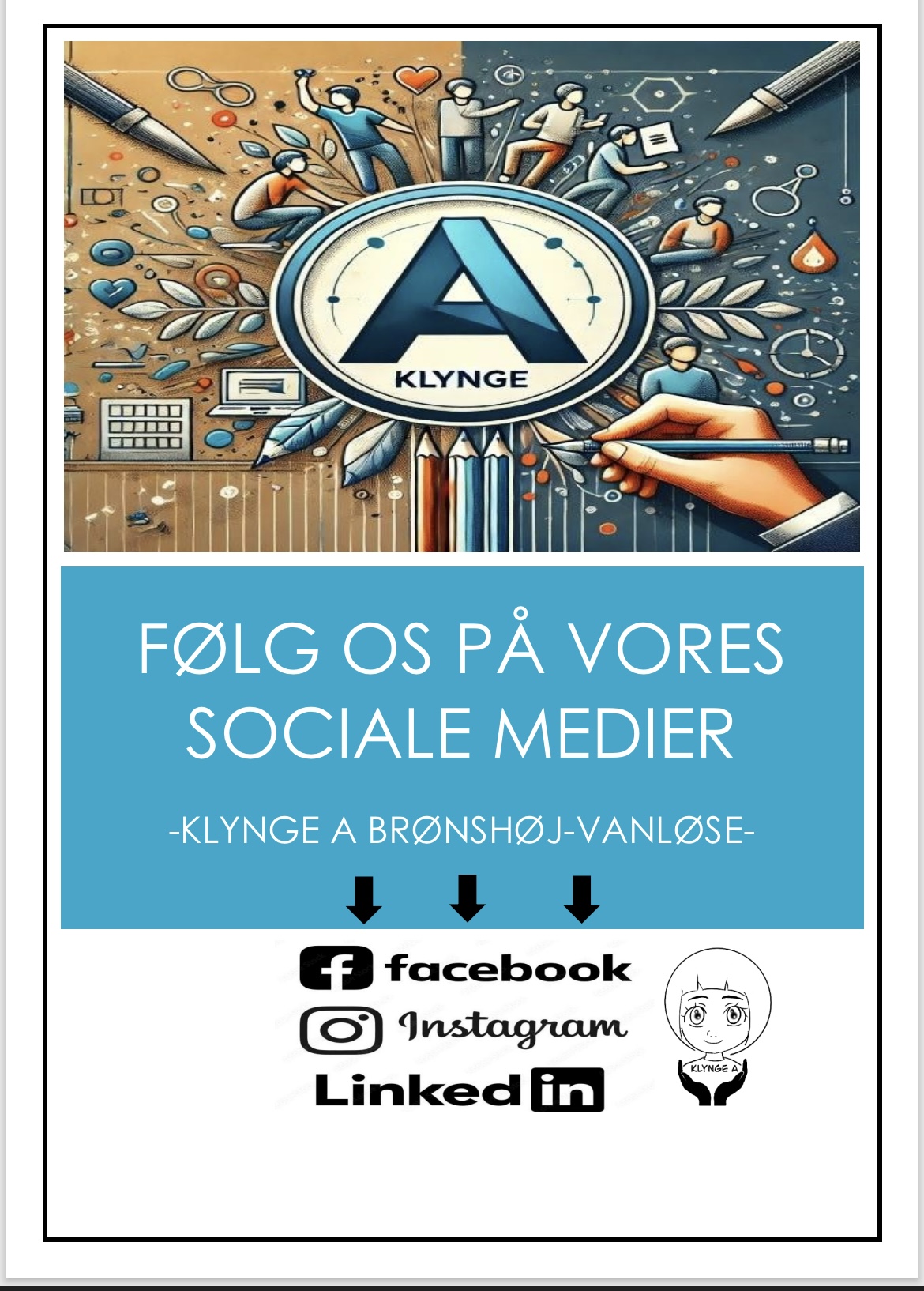 Plakat sociale medier